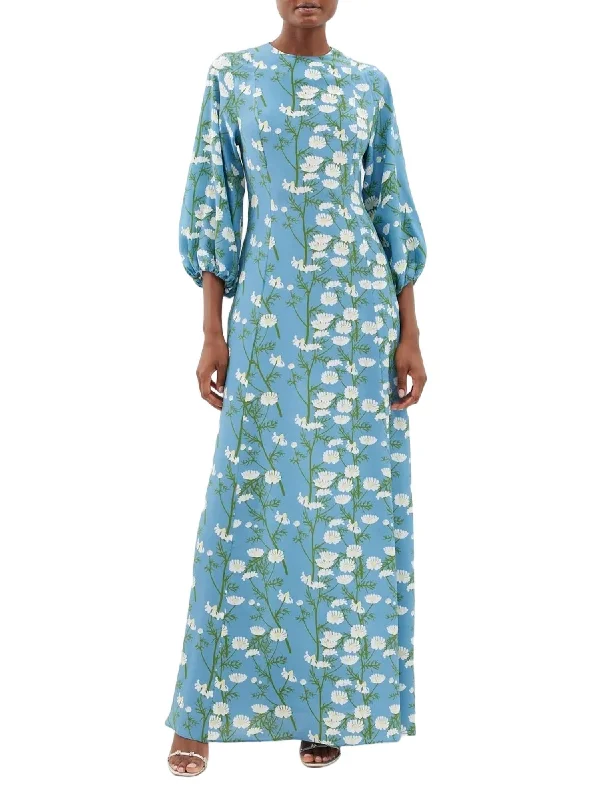 Take Advantage Roxette Maxi Dress In Rooted Daisy