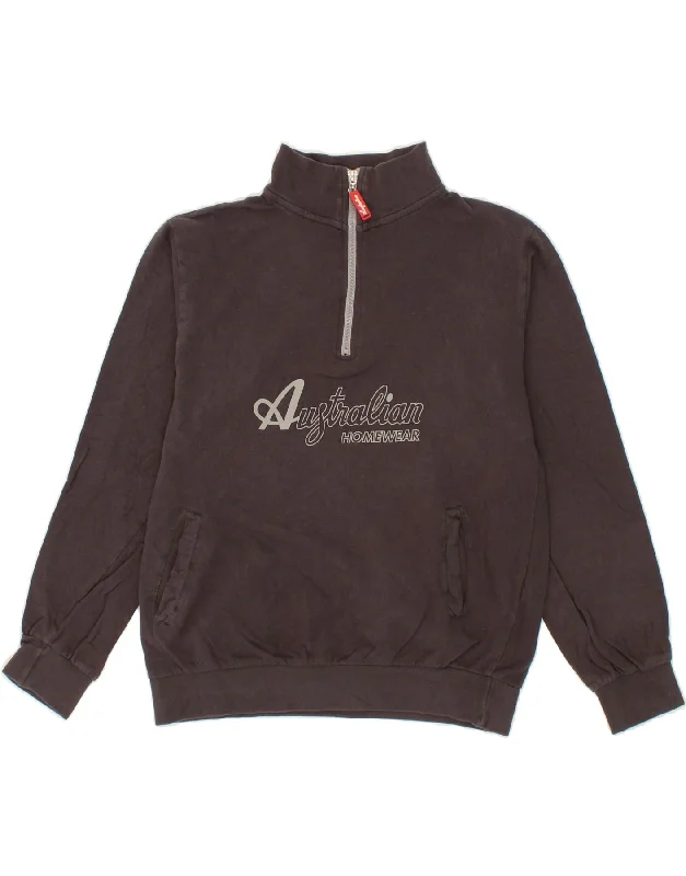 Low Prices AUSTRALIAN L'ALPINA Womens Graphic Sweatshirt Jumper UK 10 Small Black