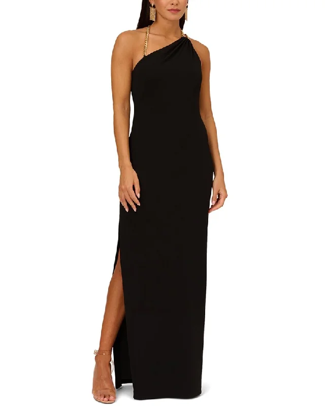 Unbeatable Prices Aidan Mattox Chain Strap Column Dress