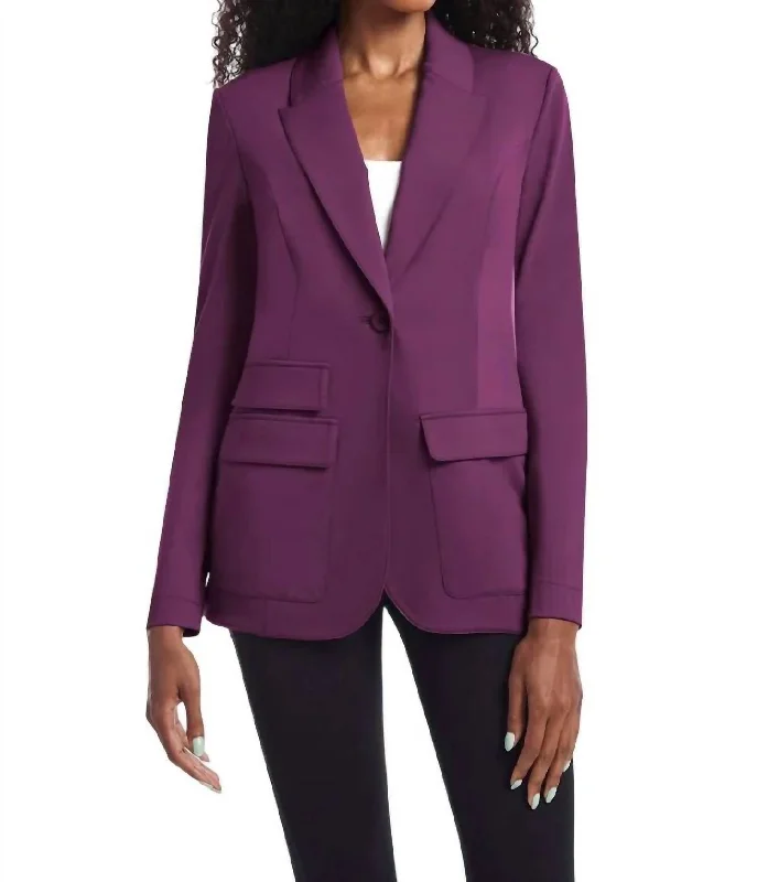 Hailey I Blazer In Plum