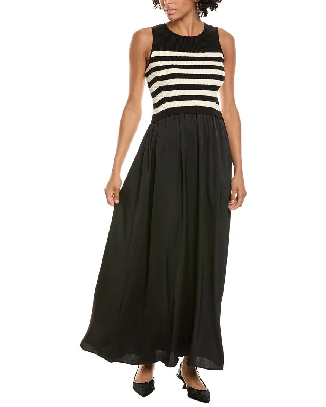 Instant Discount Taylor Satin Skirt Sweaterdress
