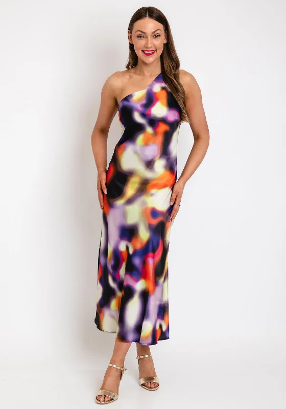 Bargain Blast Y.A.S Radient One Shoulder Midi Dress, Multi