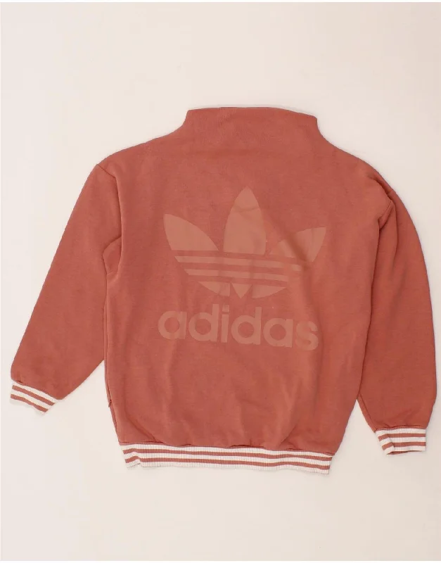 Special Savings ADIDAS Womens Oversized Graphic Sweatshirt Jumper UK 8 Small Pink Cotton