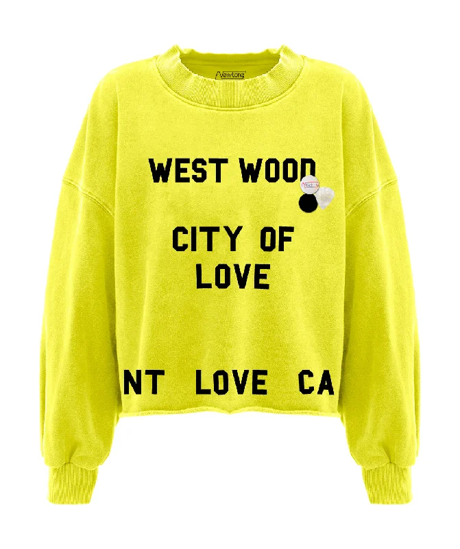 Sweatshirt crop porter sun "WESTWOOD"