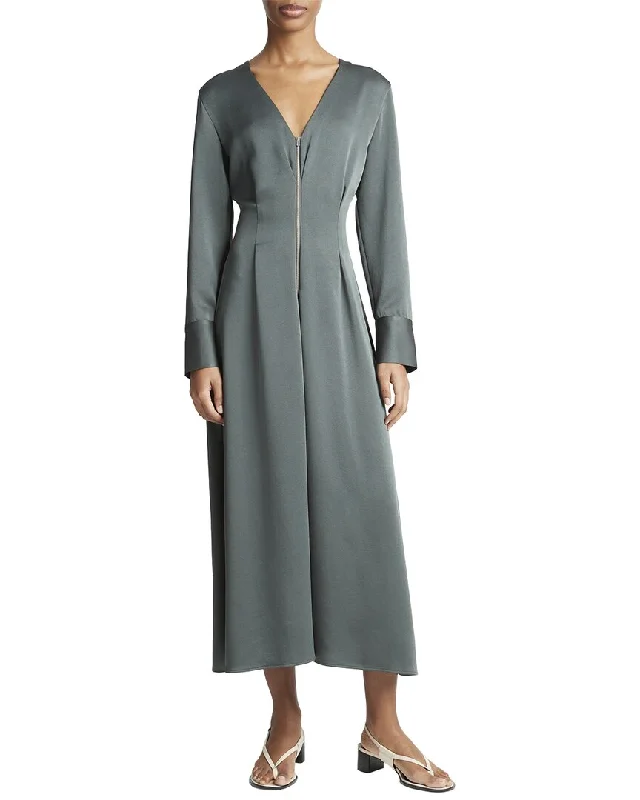 Hurry In Vince Zipper Front Dress