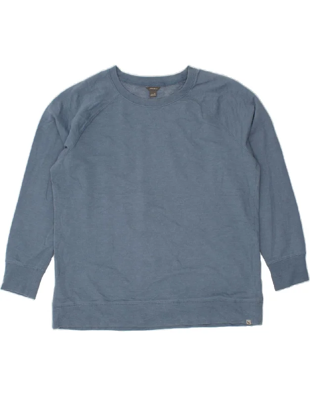 Lowest Price EDDIE BAUER Womens Sweatshirt Jumper UK 18 XL Blue Cotton