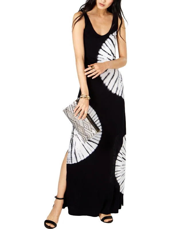 Act Now Womens Tie-Dye Studded Casual Dress