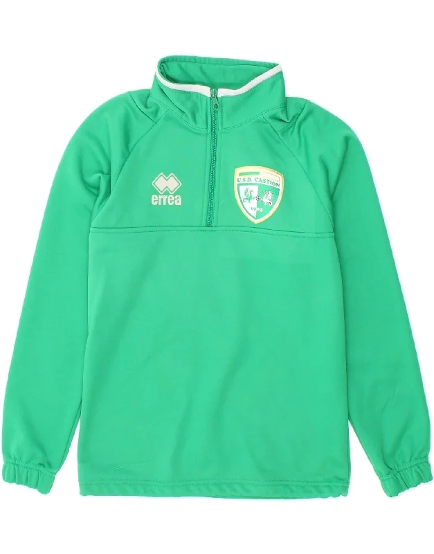 Daily Specials ERREA Womens Oversized Graphic Zip Neck Sweatshirt Jumper UK 2 2XS Green Daily Specials ERREA Womens Oversized Graphic Zip Neck Sweatshirt Jumper UK 2 2XS Green