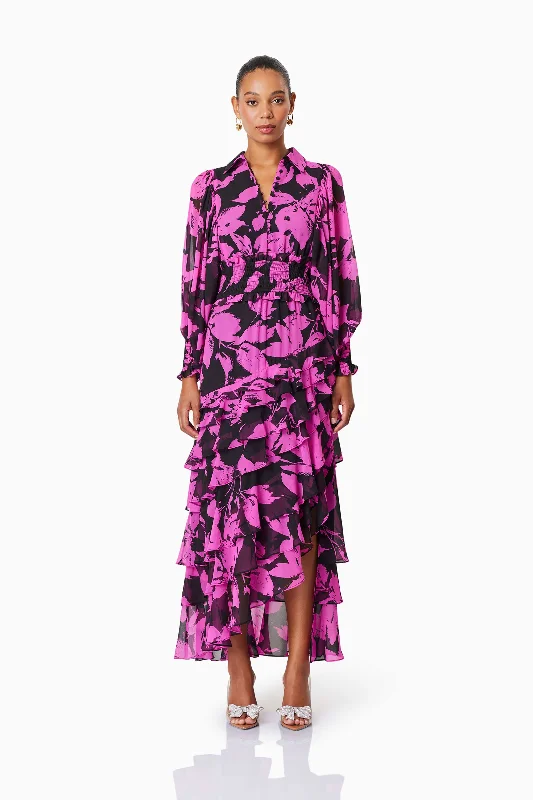 Best Seller Yuna Hilo Maxi Dress In Pink