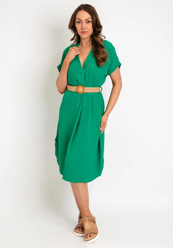 Loyalty Reward The Serafina Collection One Size Lightweight Tunic Dress, Green