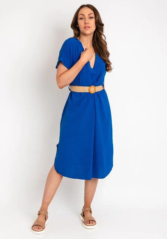 Get It Before It’s Gone The Serafina Collection One Size Lightweight Tunic Dress, Royal Blue