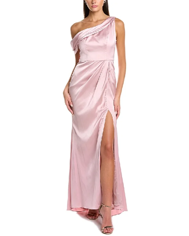 Black by Bariano Madonna Draped Gown