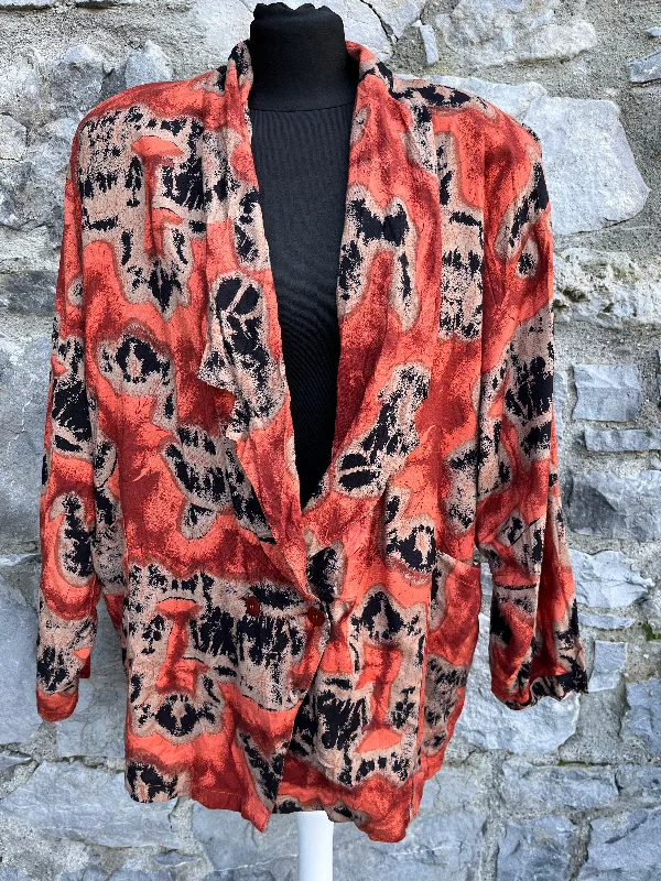 Savings Alert 80s orange blazer uk 12-14