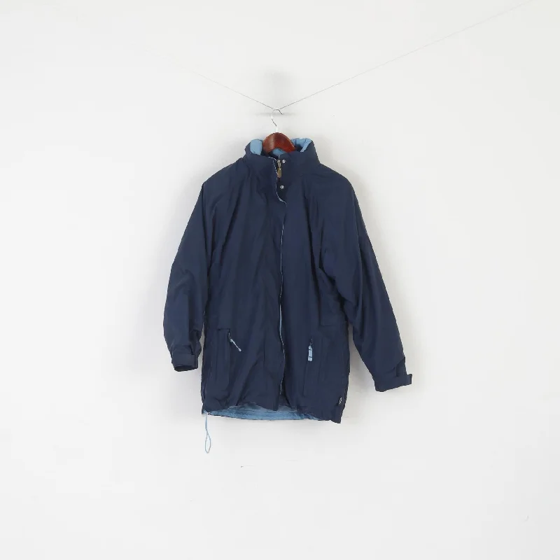 Epic Deals Regatta Women 14 40 Jacket Navy Outdoor 2in1 Full Zipper Paded Removable Flecce Top