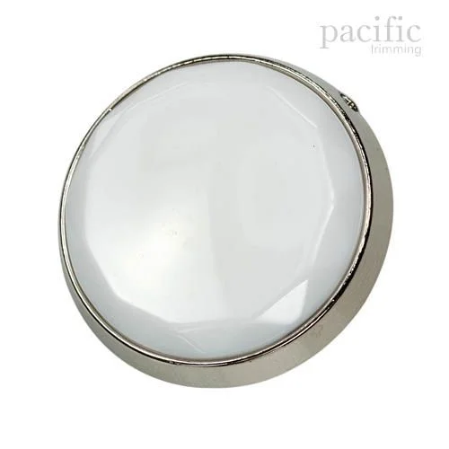 Deal Alert Metal Back Attachment Round Polyester Shank Jacket Coat Button