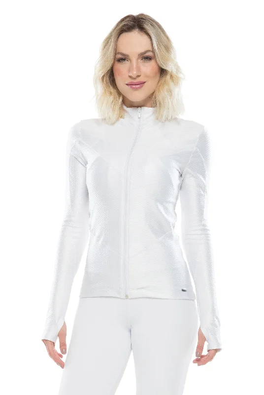 Fantastic Offers Power Basic Ink Jacket - White