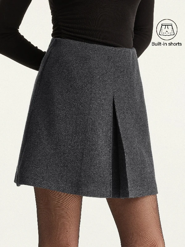 Great Bargains Pleat Front Pull-On Skort