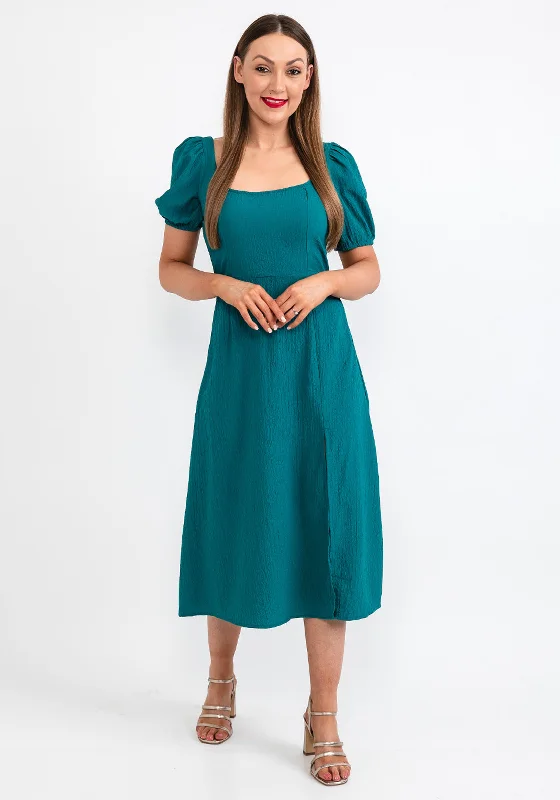 Daily Specials Tiffosi Jasmine Midi Dress, Forest Green