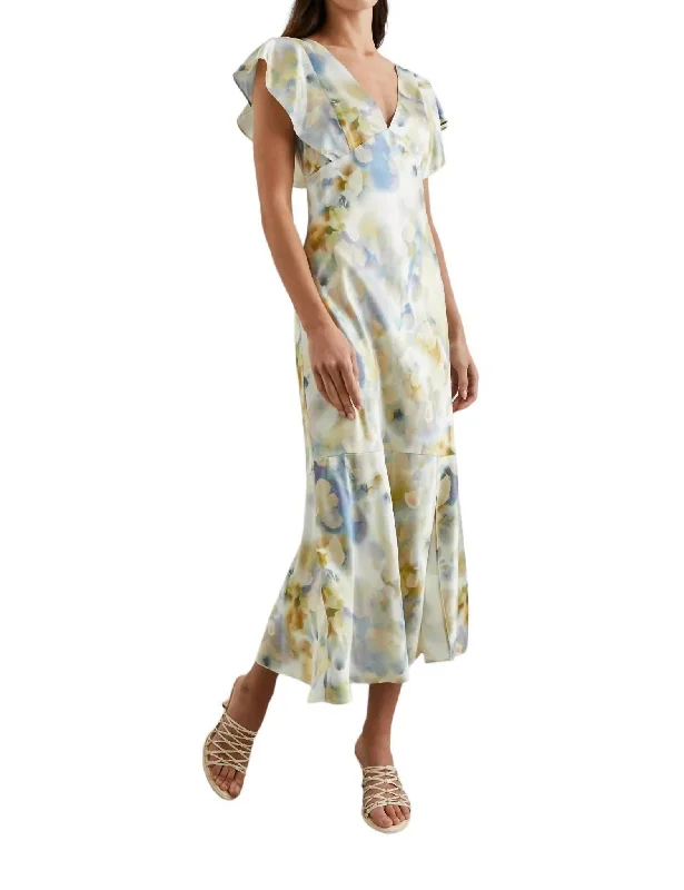 Must-Have Deals Dina Midi Dress In Diffused Blossom