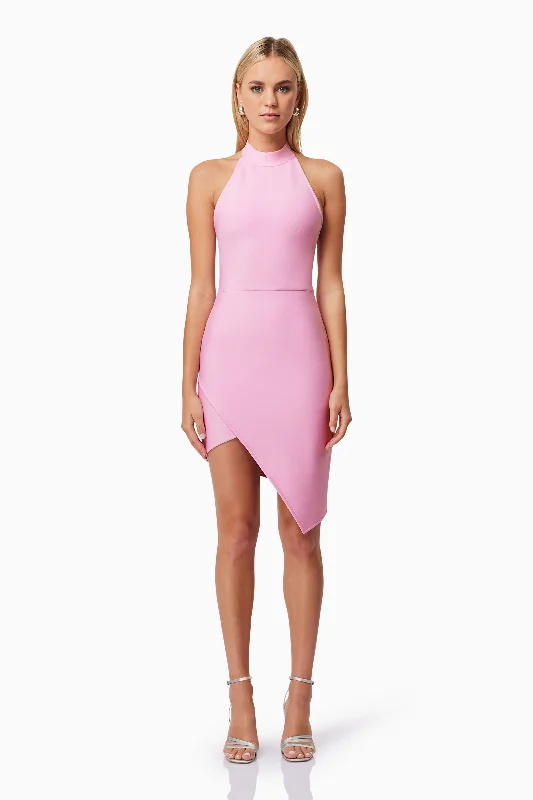 Mega Sale Riley Backless Mini Dress In Pink
