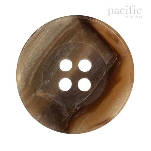 Overstock Sale Marble Round 4 Hole Polyester Jacket Coat Button