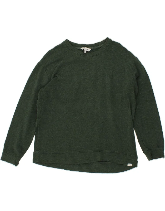 Special Discount ORVIS Womens Sweatshirt Jumper UK 14 Medium Green Cotton
