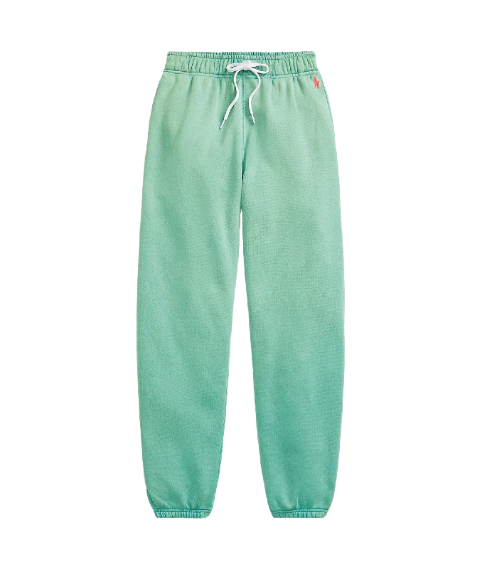 Online Specials Lightweight Fleece Athletic Sweatpants - Green