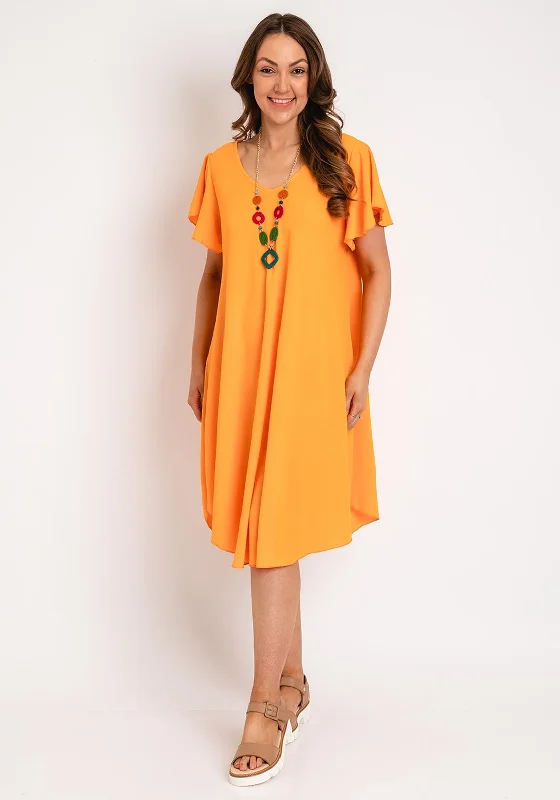 Limited Time Discount The Serafina Collection One Size Tunic Mini Dress, Orange