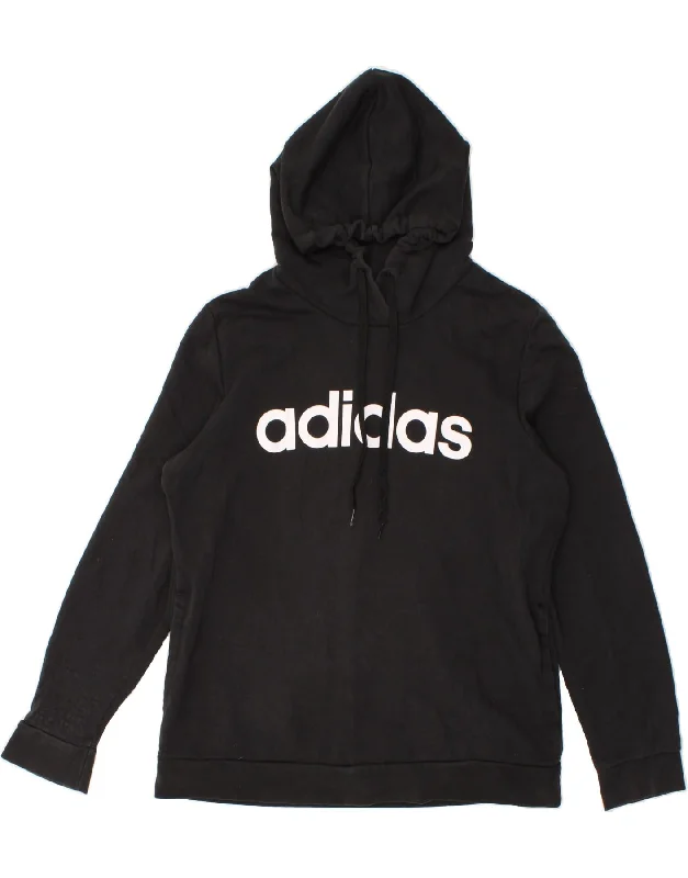 Huge Discounts ADIDAS Womens Oversized Graphic Hoodie Jumper UK 20/22 XL Black Cotton Huge Discounts ADIDAS Womens Oversized Graphic Hoodie Jumper UK 20/22 XL Black Cotton