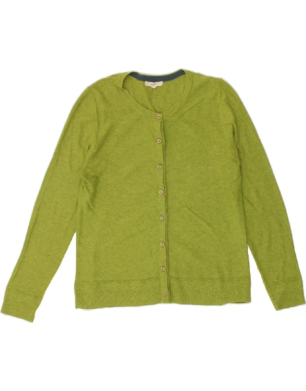 YEAR-End Clearance WHITE STUFF Womens Cardigan Sweater UK 12 Medium  Green Cotton