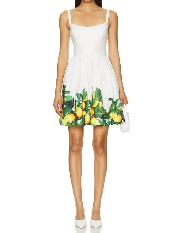 Quick Sale Napoli Dress In Lemonhead