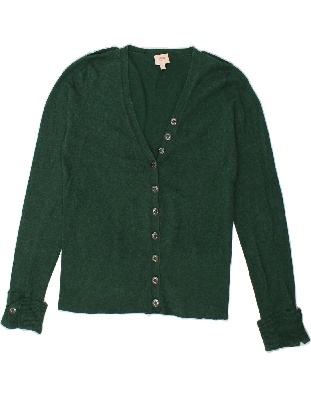 WHISTLES Womens Oversized Cardigan Sweater UK 2 2XS Green