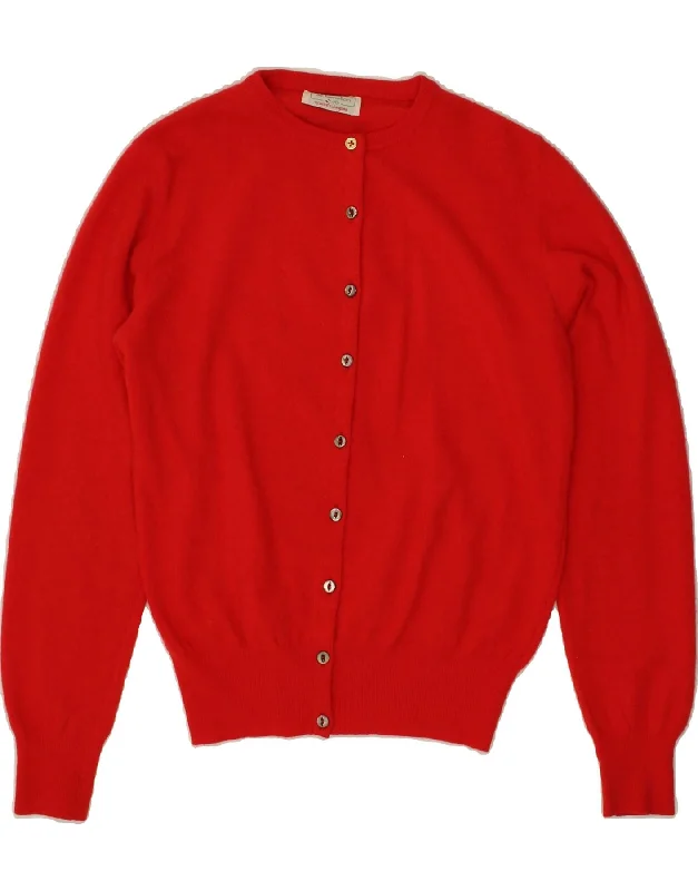 Take Advantage BENETTON Womens Cardigan Sweater IT 50 XL Red Wool