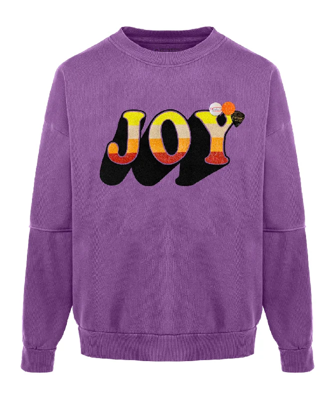 Sweatshirt roller purple "JOY FW24"