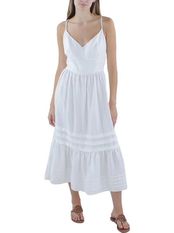 Act Now Womens Linen Sundress