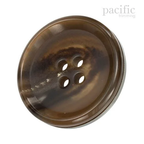 Inventory Reduction Marble 4 Hole Metal Back Attachment Polyester Jacket Coat Button