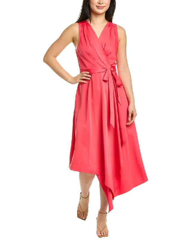 BCBGMAXAZRIA Wrap Midi Dress