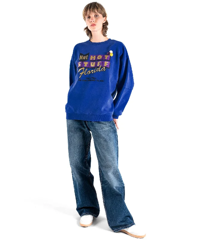 Limited Availability Sweatshirt roller royal "STUFF"