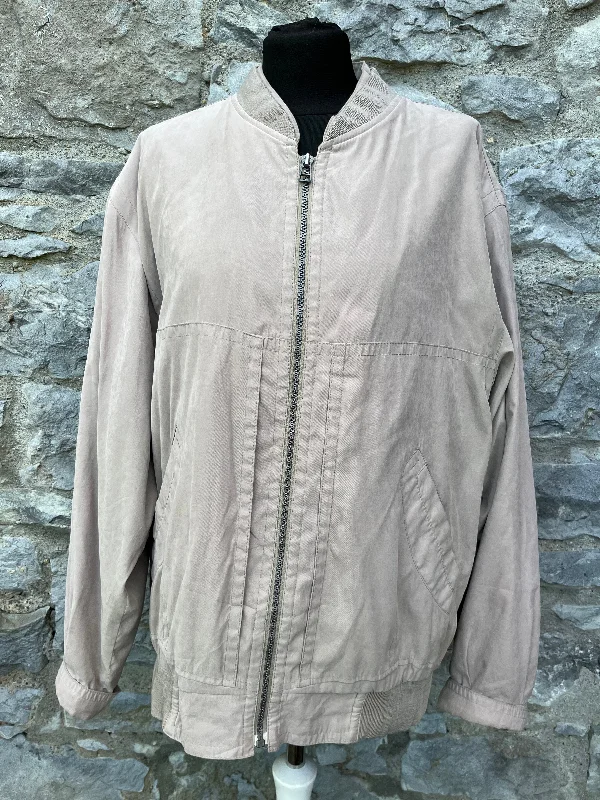 Exclusive Offers 90s beige bomber jacket M/L
