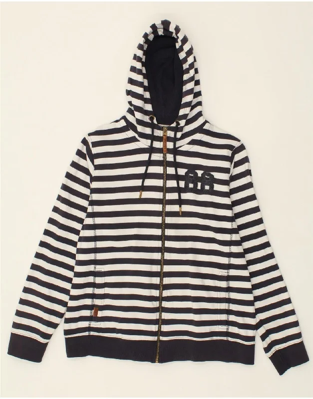 Exclusive Online Offer FAT FACE Womens Heritage Zip Hoodie Sweater UK 18 XL White Striped Cotton Exclusive Online Offer FAT FACE Womens Heritage Zip Hoodie Sweater UK 18 XL White Striped Cotton