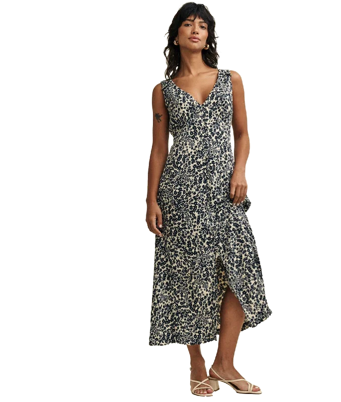 YEAR-End Clearance Ditsy Floral Clio Midi Dress - Multi