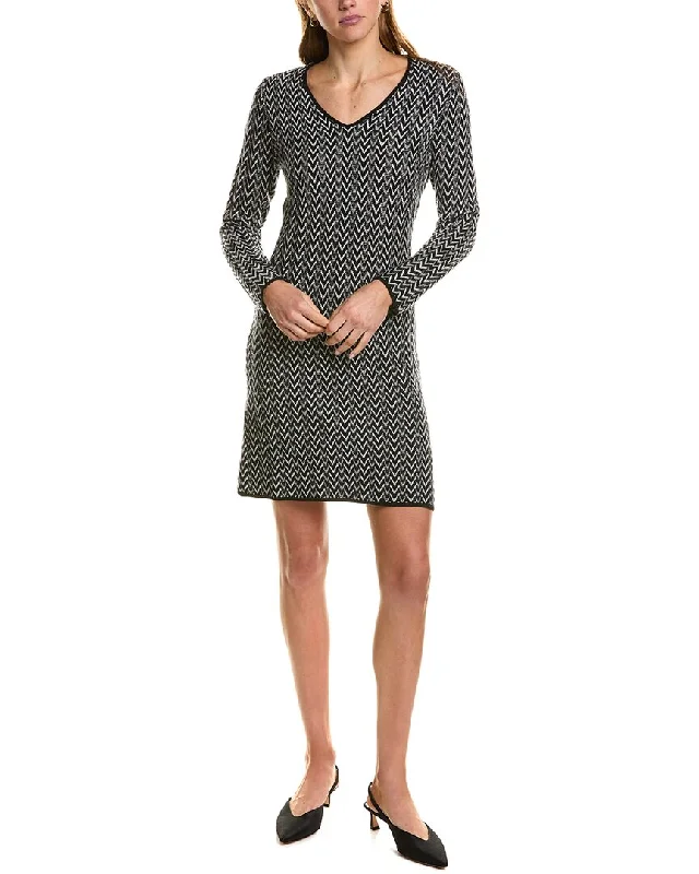 Kier + J Wool & Cashmere-Blend Sweaterdress