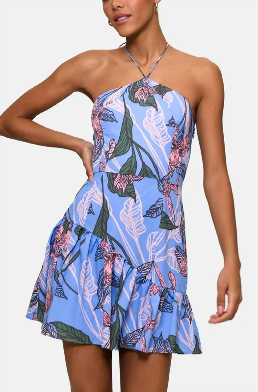 Exclusive Savings Renata Dress In Peri Inked Iris