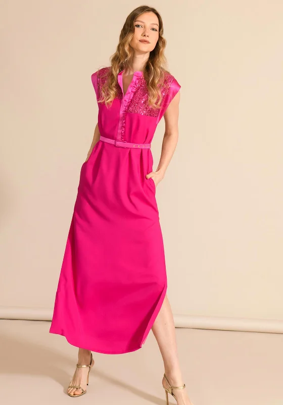 Super Deal Caroline Kilkenny Gigi Dress, Lipstick Pink
