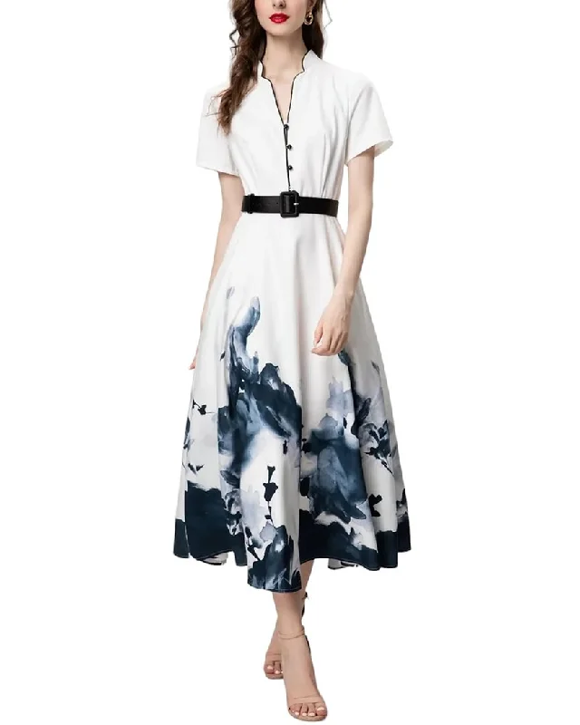 Midnight Madness BURRYCO Midi Dress