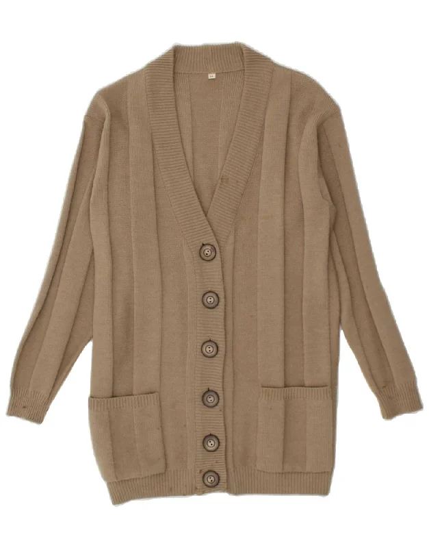 Today's Special VINTAGE Womens Longline Cardigan Sweater UK 14 Medium Brown Lambswool Today's Special VINTAGE Womens Longline Cardigan Sweater UK 14 Medium Brown Lambswool