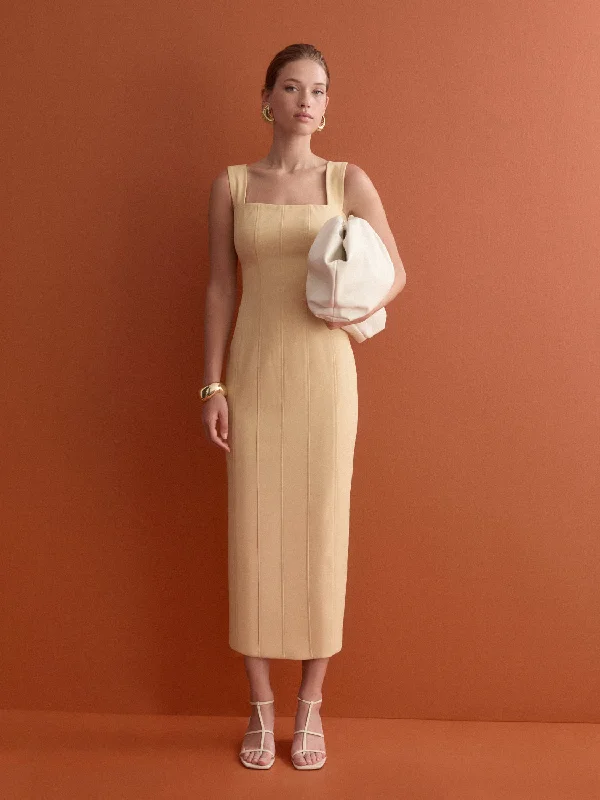 Overstock LIAISON MIDI DRESS