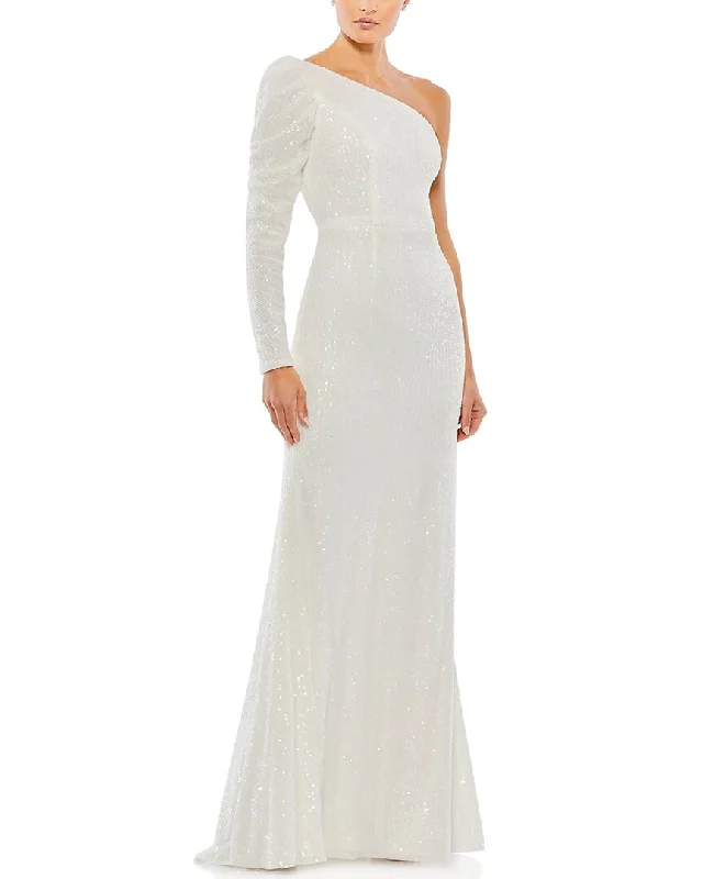 Early Access Mac Duggal Column Gown