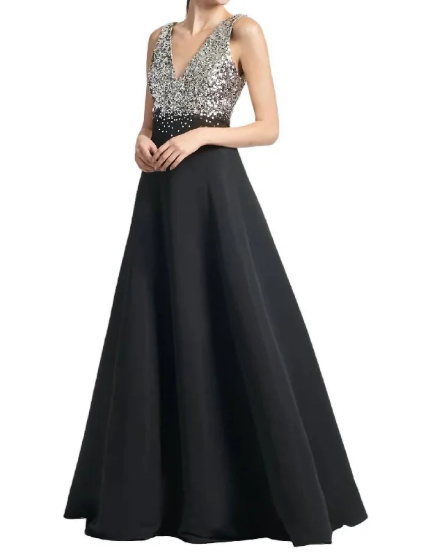 Caterina Gown In Black