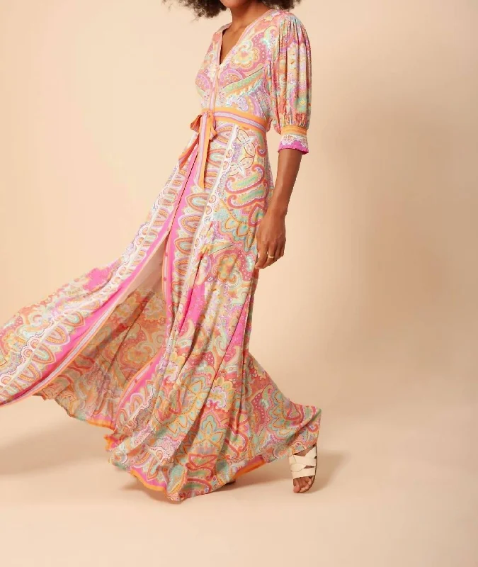 Price Drop Goya Maxi Dress In Pink